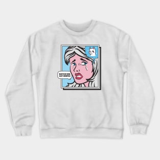 Notice Me, Cat Senpai by Tobe Fonseca Crewneck Sweatshirt